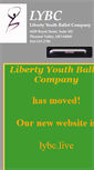 Mobile Screenshot of libertyyouthballet.com